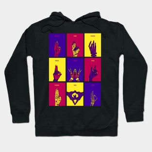 MONSTER MUDRAS color Hoodie